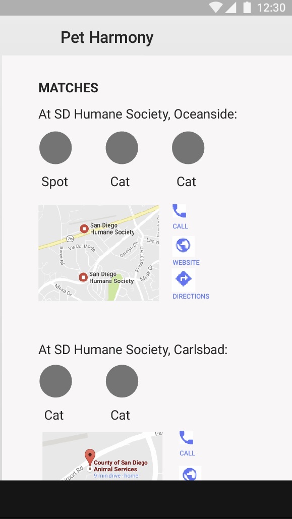 An app to help you find the right pet to adopt