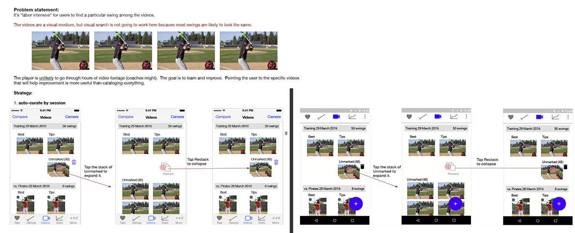 Video management strategy and wireframe sample